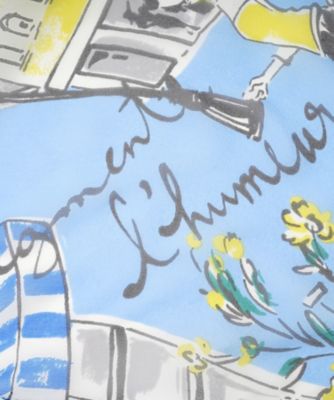 シルクプリントスカーフ