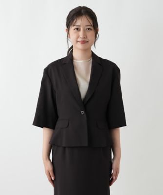 五分袖ジャケット【BOURGE】 | Leilian (Women)/レリアン | 三越