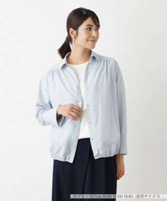 ＜BOURGE (Women)＞ヘムシャーリングブラウス