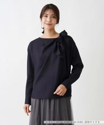BOURGE (Women)/ブールジュ リボンデザインブラウス