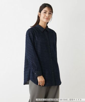 ＜BOURGE (Women)＞ジャカードブラウス