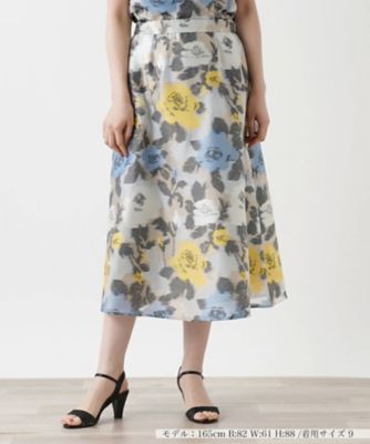 BOURGE (Women)/ブールジュ フレアスカート