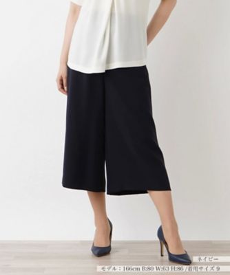 BOURGE (Women)/ブールジュ クロップドワイドパンツ【ＴＨＥ　ＮＥＷ】