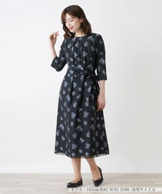 ＜BOURGE (Women)＞フラワーワンピース
