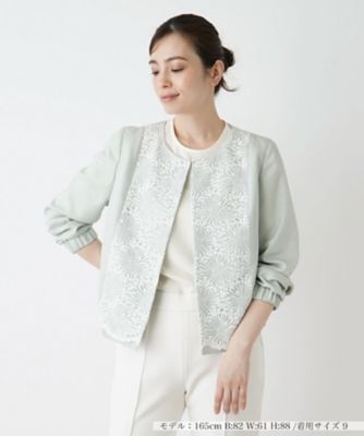 ノーカラーミリタリーブルゾン ANPAS（アンパス） ジャケット ノーカラージャケット Quilting No