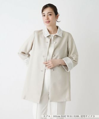 ステンカラーショートコート | BOURGE (Women)/ブールジュ