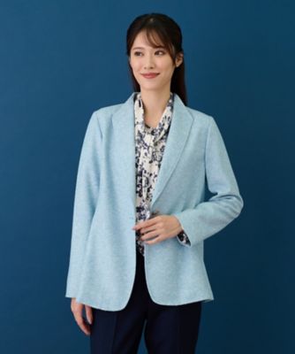 ＜Leilian (Women)＞ジャージー素材ジャケット