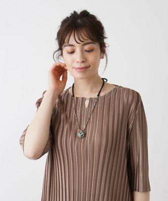＜Leilian (Women)＞ひと粒ビジューペンダント