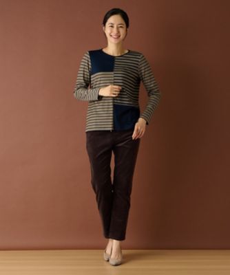 【あったか素材】ストレッチコーデュロイパンツ【Ｌ　ＪＥＡＮＳ】