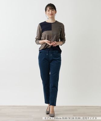 【あったか素材】ストレッチコーデュロイパンツ【Ｌ　ＪＥＡＮＳ】