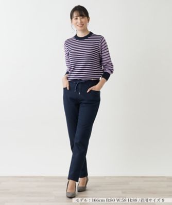【あったか素材】ストレッチパンツ【Ｌ　ＪＥＡＮＳ】