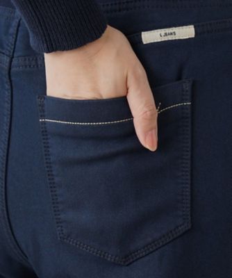 【あったか素材】ストレッチパンツ【Ｌ　ＪＥＡＮＳ】