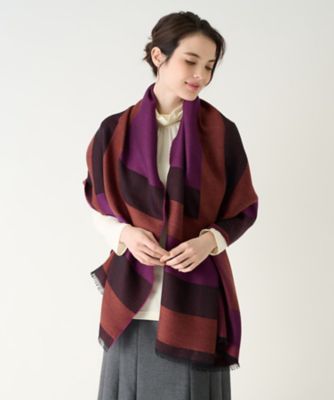 【美品】tomorrow landシルクダブルフェイス マフラー NOVARA シルクダブルフェイス マフラー NOVARA | TOMORROWLAND
