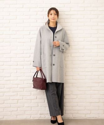 ＜Leilian (Women)＞スタンドネックコート