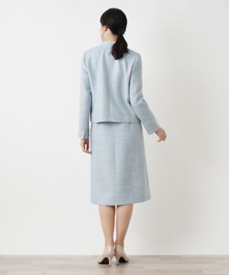 ラメツイードスーツ【セレモニー】【Ｌｅｉｌｉａｎ　ＷＨＩＴＥ　ＬＡＢＥＬ】