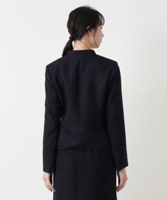 ラメツイードスーツ【セレモニー】【Ｌｅｉｌｉａｎ　ＷＨＩＴＥ　ＬＡＢＥＬ】