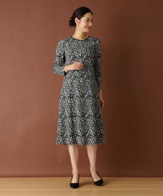 Leilian (Women)/レリアン 洗えるストレッチワンピース