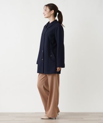 ステンカラーハーフコート【Ｌｅｉｌｉａｎ　ＷＨＩＴＥ　ＬＡＢＥＬ】