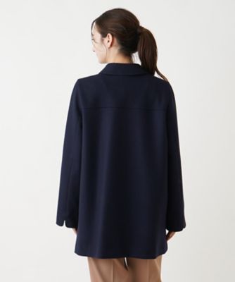 ステンカラーハーフコート【Ｌｅｉｌｉａｎ　ＷＨＩＴＥ　ＬＡＢＥＬ】