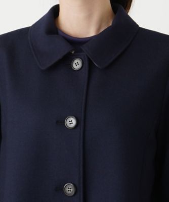 ステンカラーハーフコート【Ｌｅｉｌｉａｎ　ＷＨＩＴＥ　ＬＡＢＥＬ】