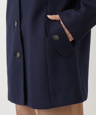 ステンカラーハーフコート【Ｌｅｉｌｉａｎ　ＷＨＩＴＥ　ＬＡＢＥＬ】