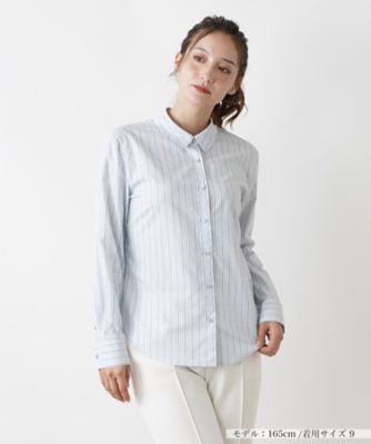 ＜Leilian (Women)＞ストライプシャツブラウス