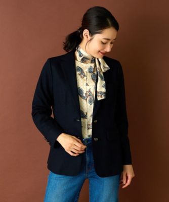 Leilian (Women)/レリアン エンブレム刺繍付きブレザー【Happy Circulation】