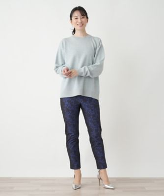 モックネックニット【Ｌｅｉｌｉａｎ　ＷＨＩＴＥ　ＬＡＢＥＬ】