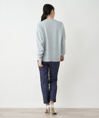 モックネックニット【Ｌｅｉｌｉａｎ　ＷＨＩＴＥ　ＬＡＢＥＬ】