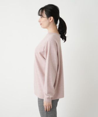 モックネックニット【Ｌｅｉｌｉａｎ　ＷＨＩＴＥ　ＬＡＢＥＬ】