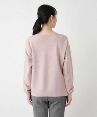 モックネックニット【Ｌｅｉｌｉａｎ　ＷＨＩＴＥ　ＬＡＢＥＬ】