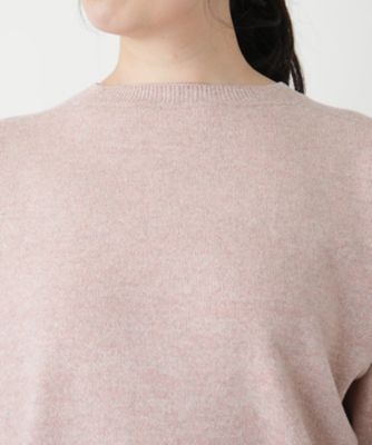 モックネックニット【Ｌｅｉｌｉａｎ　ＷＨＩＴＥ　ＬＡＢＥＬ】