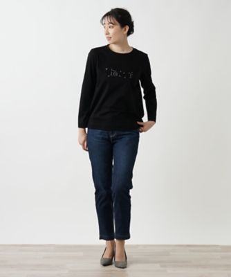 Leilian / レリアン フラワーロゴカットソー Leilian｜フラワーロゴカットソー | Rakuten Fashion(楽天