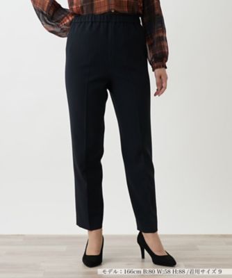 ＜Leilian (Women)＞センタープレスクロップドパンツ