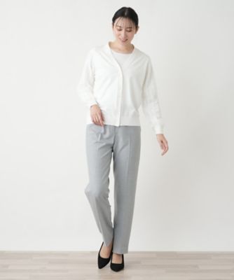 センタープレスパンツ【Ｌｅｉｌｉａｎ　ＷＨＩＴＥ　ＬＡＢＥＬ】