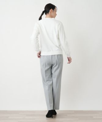 センタープレスパンツ【Ｌｅｉｌｉａｎ　ＷＨＩＴＥ　ＬＡＢＥＬ】