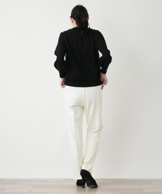 センタープレスパンツ【Ｌｅｉｌｉａｎ　ＷＨＩＴＥ　ＬＡＢＥＬ】
