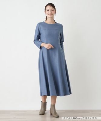 ＜Leilian (Women)＞フレアワンピース【Ｌｅｉｌｉａｎ　ＷＨＩＴＥ　ＬＡＢＥＬ】