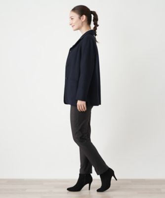 オープンカラージャケット【Ｌｅｉｌｉａｎ　ＷＨＩＴＥ　ＬＡＢＥＬ】