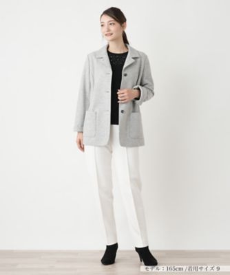 オープンカラージャケット【Ｌｅｉｌｉａｎ　ＷＨＩＴＥ　ＬＡＢＥＬ】