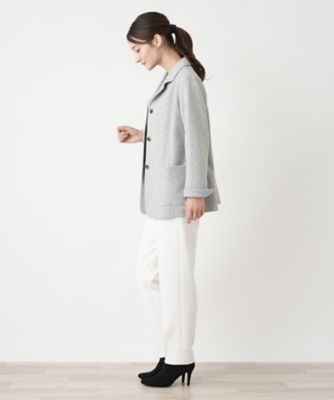 オープンカラージャケット【Ｌｅｉｌｉａｎ　ＷＨＩＴＥ　ＬＡＢＥＬ】