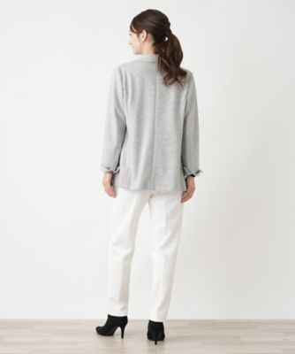 オープンカラージャケット【Ｌｅｉｌｉａｎ　ＷＨＩＴＥ　ＬＡＢＥＬ】