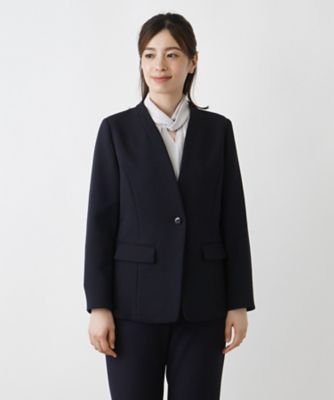 ゆったりサイズ　leilian レリアン　ノーカラージャケット MANIGLIA ノーカラージャケット | Leilian (Women)/レリアン | 三越伊勢丹
