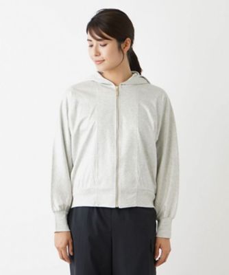 ジップパーカーカーディガン【Ｌｅｉｌｉａｎ　ＷＨＩＴＥ　ＬＡＢＥＬ】