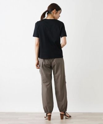 ネックビジュー半袖カットソー【ＴＨＥ　ＮＥＷ】【Ｌｅｉｌｉａｎ　ＷＨＩＴＥ　ＬＡＢＥＬ】
