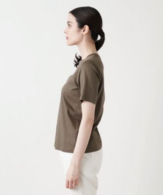 ネックビジュー半袖カットソー【ＴＨＥ　ＮＥＷ】【Ｌｅｉｌｉａｎ　ＷＨＩＴＥ　ＬＡＢＥＬ】