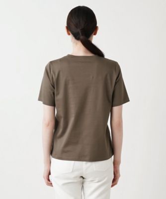 ネックビジュー半袖カットソー【ＴＨＥ　ＮＥＷ】【Ｌｅｉｌｉａｎ　ＷＨＩＴＥ　ＬＡＢＥＬ】