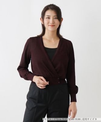 BOURGE (Women)/ブールジュ カシュクールセーター