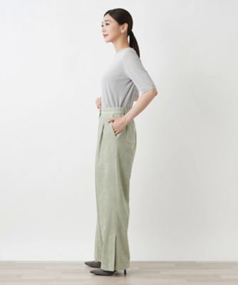 コーデュロイワイドパンツ【ＴＨＥ　ＮＥＷ】【Ｌｅｉｌｉａｎ　ＷＨＩＴＥ　ＬＡＢＥＬ】