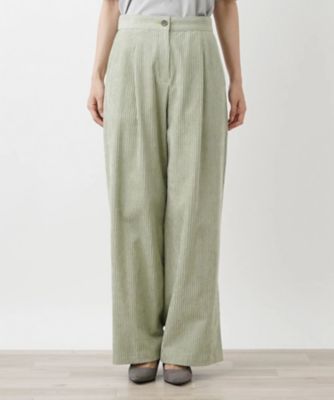 コーデュロイワイドパンツ【ＴＨＥ　ＮＥＷ】【Ｌｅｉｌｉａｎ　ＷＨＩＴＥ　ＬＡＢＥＬ】